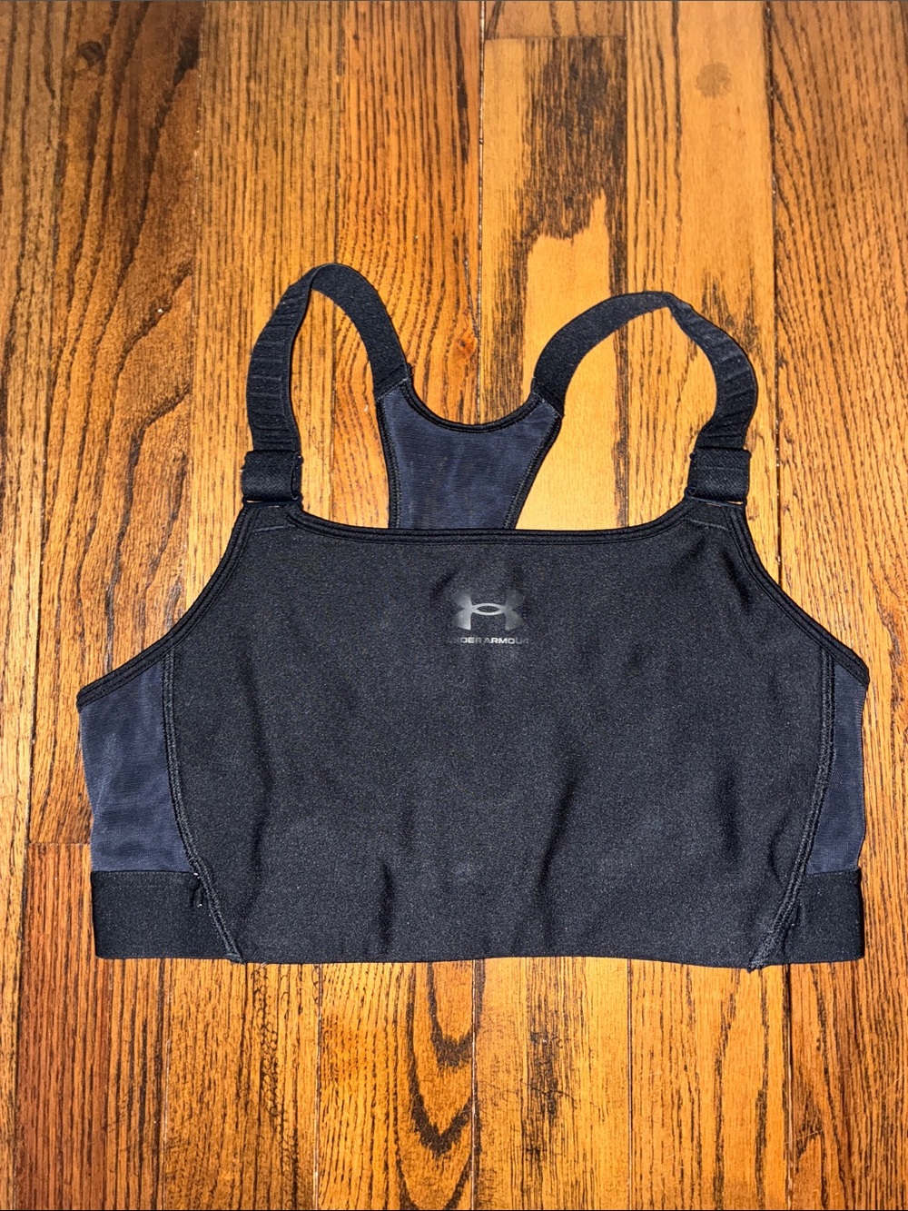 Under Armour Black Racerback Support Sports Bra